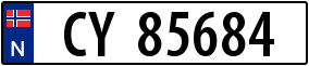 Truck License Plate